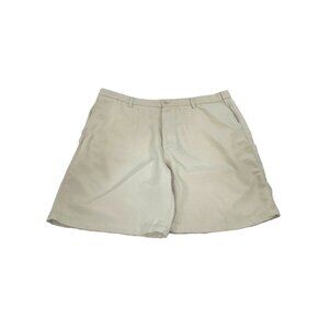 Alfani Men's Cream Golf Shorts 42 Modal/Polyester Zip Button Pockets Preppy